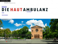 hautambulanz-wedding.de Webseite Vorschau