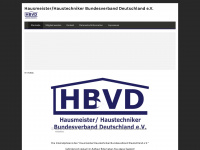 hbvd.eu Webseite Vorschau