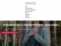 christinedecoster.com Webseite Vorschau