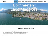 bootmieten-lago-maggiore.de Webseite Vorschau