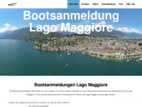 bootsanmeldung-lago-maggiore.de Webseite Vorschau