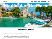 bootmieten-gardasee.de Webseite Vorschau