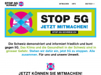 stop-5g-schweiz.ch Webseite Vorschau