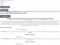 entruempelung-koenig.at Webseite Vorschau