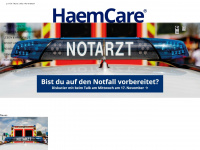 haemcare.de Webseite Vorschau