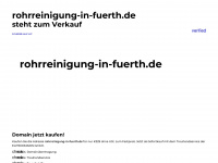 rohrreinigung-in-fuerth.de Webseite Vorschau