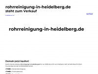 rohrreinigung-in-heidelberg.de Webseite Vorschau