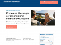 billiger-mietwagen.net Webseite Vorschau