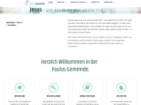 paulus-gemeinde.com Webseite Vorschau