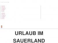 sauerlandrefugium.de Webseite Vorschau