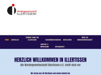 werbegemeinschaft-illertissen.de Webseite Vorschau