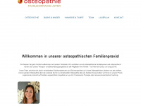 osteopathiepraxis-uster.ch Webseite Vorschau