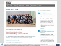 squash-suedbaden.de Webseite Vorschau