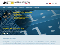 microcrystal.com Webseite Vorschau