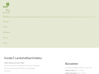 kunder-landschaftsarchitektur.de Webseite Vorschau