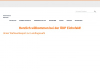 oedp-eichsfeld.de Webseite Vorschau