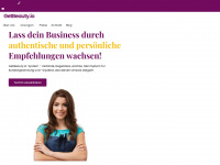 getbeauty.io Webseite Vorschau