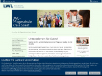 lwl-pflegeschule-kreis-soest.de Webseite Vorschau