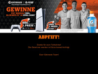 gatorade-fc25-gewinnspiel.de Webseite Vorschau