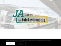 fahrkostenabzug.ch Webseite Vorschau