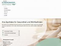 schwarzwasser-apotheke.ch Webseite Vorschau