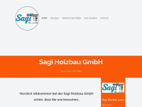 sagi-holzbau.ch Webseite Vorschau