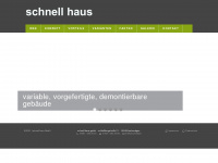 schnell.haus Webseite Vorschau