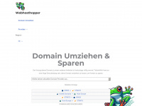 webhosthopper.com Webseite Vorschau