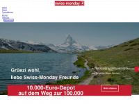 swissmonday.de Webseite Vorschau