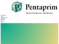 pentaprim.ch Webseite Vorschau