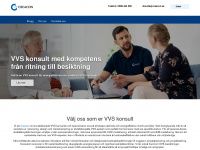 vvskonsult.net Webseite Vorschau