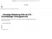 beiladung-koeln.de Webseite Vorschau