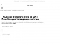 beiladung-celle.de Webseite Vorschau