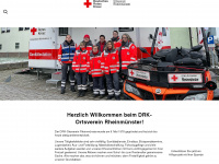 drk-rheinmuenster.de Webseite Vorschau