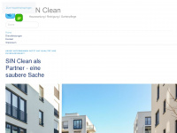 sin-clean.ch Webseite Vorschau