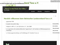 saechsischer-landesverband-tanz.de Webseite Vorschau