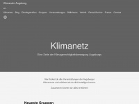 klimanetz-augsburg.org Webseite Vorschau