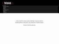 klaus-schreinerei.ch Webseite Vorschau