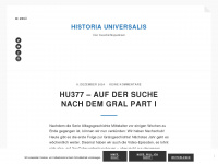 historia-universalis.fm Webseite Vorschau