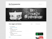 die-pressesprecher.de Webseite Vorschau