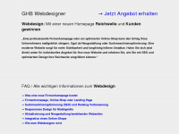 ghb-webdesigner.de Webseite Vorschau