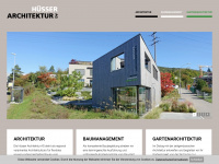 huesser-architektur.ch Webseite Vorschau