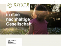 korte-stiftung.de Webseite Vorschau