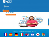 languagetrainers.fr Webseite Vorschau