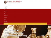 herzjesuapostolat.de Webseite Vorschau