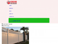 fencingcontractorsbrisbane.com.au Webseite Vorschau