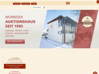 wormserauktionshaus.de Webseite Vorschau