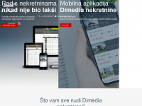 dimedianekretnine.com Webseite Vorschau