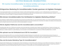 gutesmaklermarketing.de Webseite Vorschau