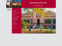 gruenderzeitmuseum-mahlsdorf.de Webseite Vorschau